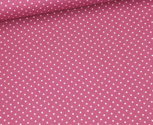 Baumwolle - Webware - Pünktchen - Petit Dots - Altbeere