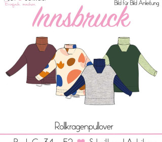 E-book Rollkragenpullover „Innsbruck“ Gr. 34 - 52 von Pech&Schwefel