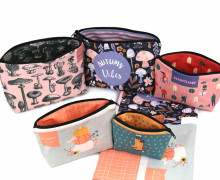 DIY-Nähset - Softshell - Fleece - 5 Wetbags - Der Herbst Ist Da - abby and amy