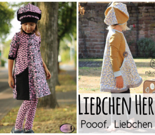 Taschenkleid Liebchen / Pooof und Leggings Kombi-Ebook by From heart to needle