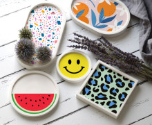 Outdoorstoff - Summer Vibes - Inlays für Silikon - Probierset - studio.mARTinchen - abby and amy