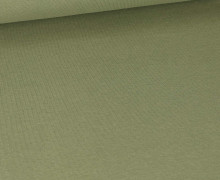 Bündchen - Glattes Bündchen - Qjutie - Schlauchware - Uni - Olivgrün - 270