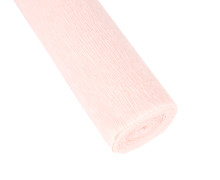 Floristenkrepp - Blumenkrepp - Krepppapier - 1 Rolle - 50cm x 250cm - uni - Blassrosa