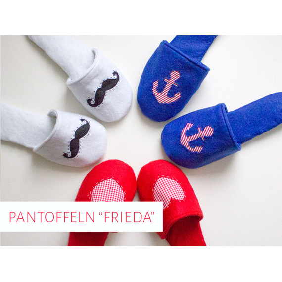 Ebook - "Pantoffeln Frieda" Gr. 35 - 45