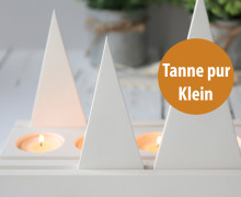 Silikon - Gießform - Tannen für Steckleisten - pur - abstrakt - Lichtdeko - Tanne Klein - vielfältig nutzbar