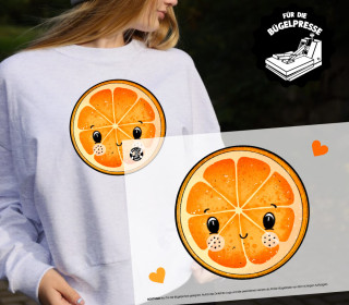Onkel Bo's Bügelbilder - DIN A4 - Zitrus Fruits - Orange - BIG
