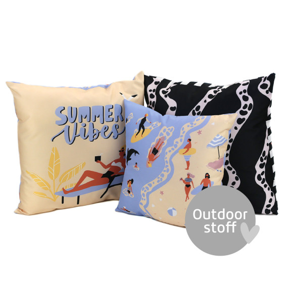 Kissenstoff - DIY - Kissen-Set - Summertime - Outdoorstoff - abby and amy