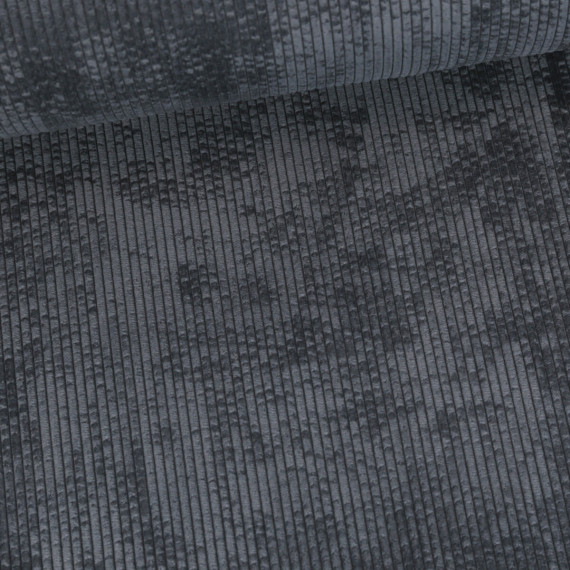 Cord - Breitcord - Weich - 230g - Uni - Dunkelgrau