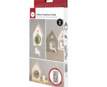 Gießform - Silikon - Vogelhaus & Vogel - 2 Motive - Für Beton & Gießharz - Rayher