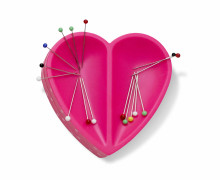 1 Magnetnadelkissen - Herzform - Prym Love - Pink