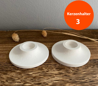 Silikon - Gießform - schlichter Kerzenständer - für Stabkerzen - Reagenzglas-Vase - Kerzenhalter 3 - vielfältig nutzbar