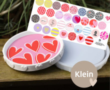 Outdoorstoff - Hugs & Kisses - Inlays für Silikon - Dekoteller - Tablett - Klein - studio.mARTinchen - abby and amy