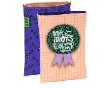 DIY-NÄHSET - Buchtasche - Idiots - Cherry Picking - Softshell - abby and amy