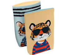 DIY-NÄHSET - Buchtasche - Animal Friends - Tiger - Softshell - abby and amy