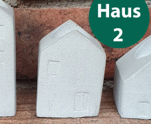 Silikon - Gießform - Kerzenhalter - für Stabkerzen - Kleine Häuser - Haus 2 - vielfältig nutzbar