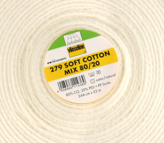 1 Meter Vlieseline - 279 Soft Cotton Mix 80/20 - Freudenberg - Natur