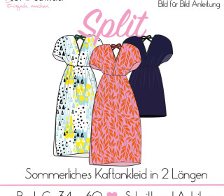 E-Book Kaftankleid  „Split“ Damen bis Gr. 60 von Pech&Schwefel