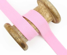 1 Meter elastisches Schrägband - 20mm - Jersey - Babyrosa
