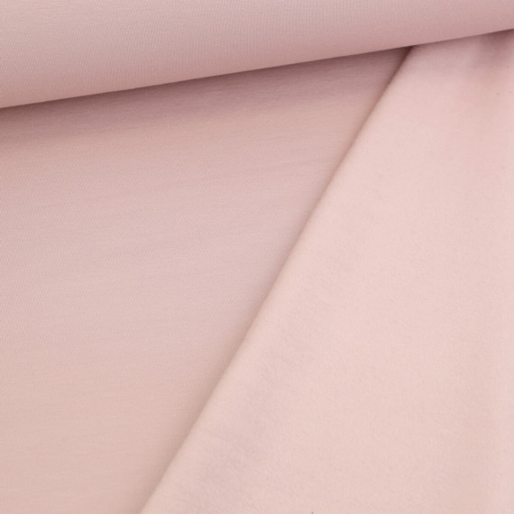 Kuschelsweat - Uni - 320g - Altrosa