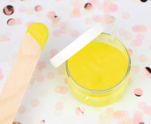Siebdruckfarbe - Gelb - Lemon - 100ml - wasserbasiert - vegan - für Textil