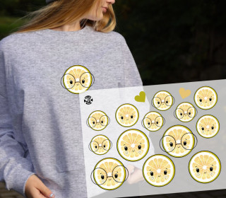 Onkel Bo's Bügelbilder - DIN A4 - Zitrus Fruits - Pampelmuse