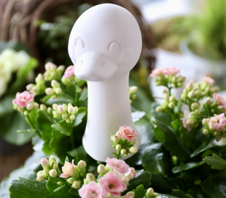 Silikon - Gießform - Gänsekopf - Gartenstecker - Gans - Ente - vielfältig nutzbar