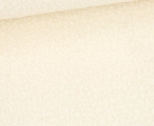 Boucle - Mantelstoff - Uni - 300g - Warmweiß