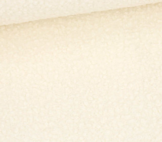 Boucle - Mantelstoff - Uni - 300g - Warmweiß