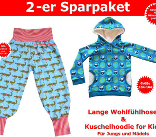 Schnittmuster Pumphose & Hoodie für Kinder - inkl. Nähanleitung