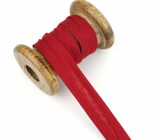 1 m Schrägband - Uni - 20mm - Dunkelrot
