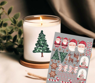 Rub-On Sticker - Festtagsfreude - Tante Henni Rub-Ons - vielfältig nutzbar