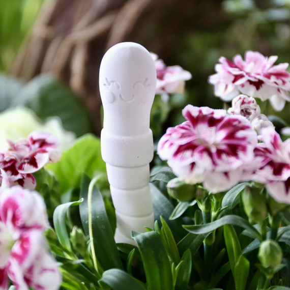 Silikon - Gießform - Süßer Regenwurm - Gartenstecker - vielfältig nutzbar