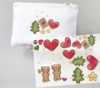 Onkel Bo's Bügelbilder - DIN A4 - Süßes aus der Backstube - Make Art Berlin - Weihnachten