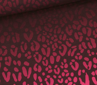 Bio-Sommersweat - French Terry - Safari - Wild XMas 2025 - Bordeaux - Hamburger Liebe