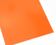 A4 Bügelflock - Bügelfolie - Orange