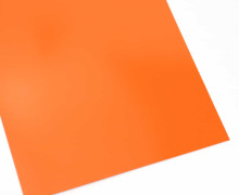 A4 Bügelflock - Bügelfolie - Orange
