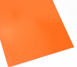A4 Bügelflock - Bügelfolie - Orange