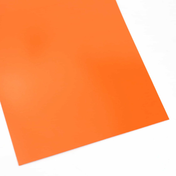 A4 Bügelflock - Bügelfolie - Orange