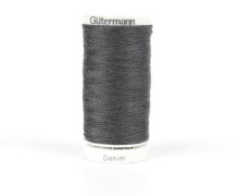 1 Spule Jeansfaden Denim - Reißfest - Gütermann creativ - 100m - Grau