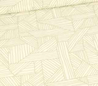 Jersey - Abstract Flair - Formen - Ecru - Bio Qualität - abby and me