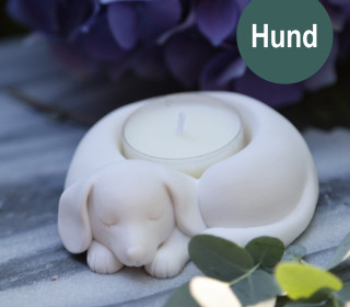 Silikon - Gießform - Tier Teelichthalter - Kleine Stumpenkerzen - Hund - vielfältig nutzbar