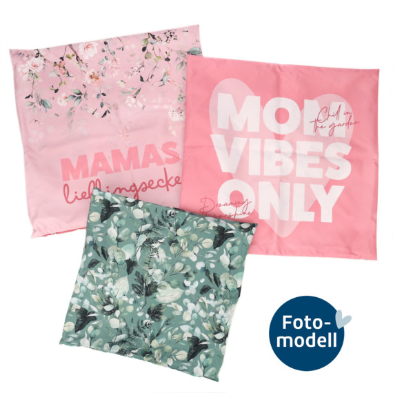 FOTOMODELL - Kissen-Set fertig genäht - Mamas Lieblingsecke - Outdoorstoff - abby and amy