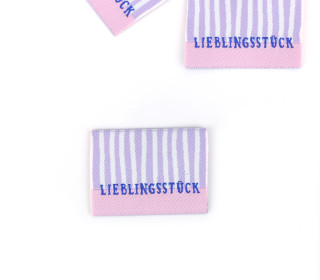 1 Label - LIEBLINGSSTÜCK - Weiß/Flieder