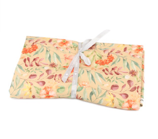 1,8m Zuschnitt - Baumwolle - Webware - Bedruckt - Watercolor - Flowers - Beige