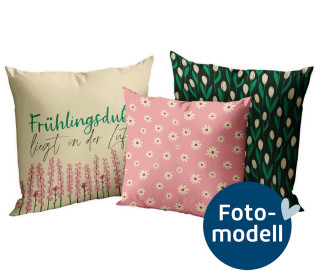 FOTOMODELL - Kissen-Set fertig genäht - Frühlingsduft - Outdoorstoff