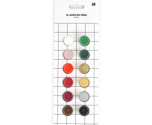 12x 3,5ml Acrylfarbe - Acrylini - Pods - Rico Design - Festive