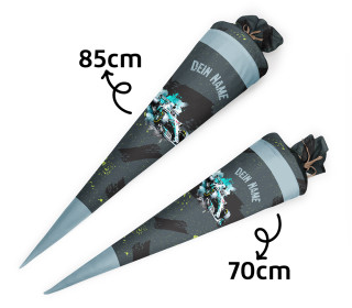DIY-Nähset Schultüte - Konfigurator - Fahrzeuge - Velvet - personalisiert