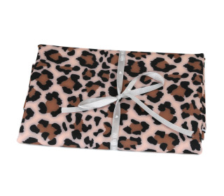 1m Zuschnitt - Badelycra - Leo Love - Creme/Braun - abby and me