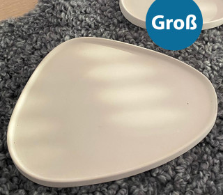 Silikon - Gießform - Dekotablett - oval - schmaler Rand - Groß - vielfältig nutzbar