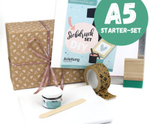 DIY Siebdruck Starter-Set - A5 Rahmen - inkl. Rakel - zum Selbermachen